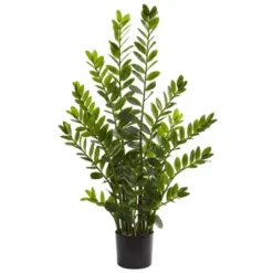 Nearly Natural 4-ft Zamioculcas Artificial Plant