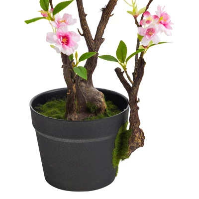 Nearly Natural 2.5-ft Cherry Blossom Artificial Plant 4 Nearly Natural 2.5-ft Cherry Blossom Artificial Plant - Image 2