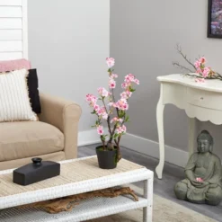 Nearly Natural 2.5-ft Cherry Blossom Artificial Plant 11 Nearly Natural 2.5-ft Cherry Blossom Artificial Plant -Artificial Plant Store GUEST 04842da4 8031 4ad2 9e6f a56c3f7f4693