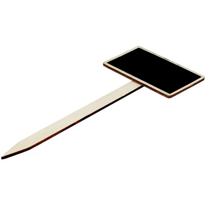 Juvale 24 Pack Plant Marker, Wood Garden Stakes With Chalkboard, Herb Marker Signs, Labels, Tags For Field, Potted Flower 6 Juvale 24 Pack Plant Marker, Wood Garden Stakes With Chalkboard, Herb Marker Signs, Labels, Tags For Field, Potted Flower - Image 4