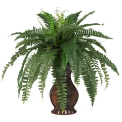 Nearly Natural Boston Fern With Urn Artificial Plant -Artificial Plant Store GUEST 1bfbeceb 1ea8 48cb b372 22ec5b9226f4