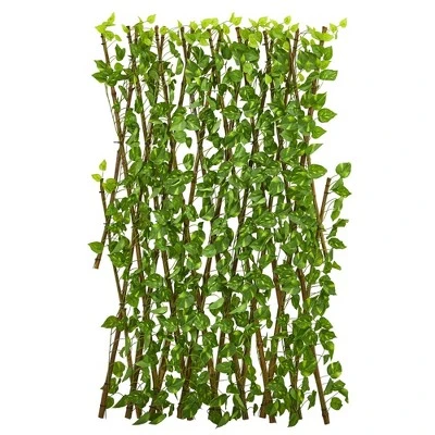 Nearly Natural 47-in Pothos Expandable Fence UV Resistant & Waterproof 3 Nearly Natural 47-in Pothos Expandable Fence UV Resistant & Waterproof