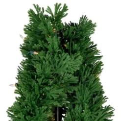 Northlight Real Touch™ Artificial Pre-Lit Cedar Double Spiral Topiary Tree, Clear Lights 4.5' -Artificial Plant Store GUEST 20066103 54f6 4146 8e1a 33e705882da4