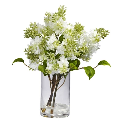 Nearly Natural Lilac Artificial Flower Arrangement 3 Nearly Natural Lilac Artificial Flower Arrangement