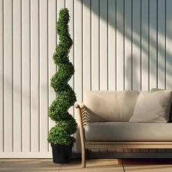 Forever Leaf 60" Spiral Boxwood In Black Pot (2 Pack), Indoor Artificial Plant For Home Decor 12 Forever Leaf 60" Spiral Boxwood In Black Pot (2 Pack), Indoor Artificial Plant For Home Decor -Artificial Plant Store GUEST 24b2cb54 74db 4939 a605 6af01f44112b 1