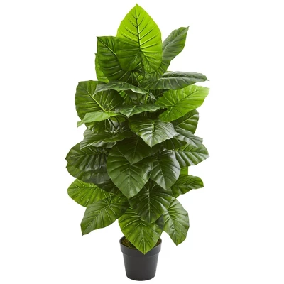 Nearly Natural 4-ft Taro Artificial Plant 3 Nearly Natural 4-ft Taro Artificial Plant