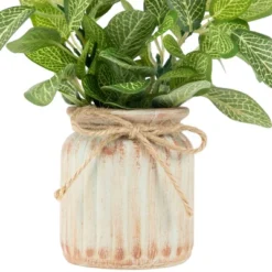 Northlight 8" Reticulated Artificial Spring Foliage In Ceramic Pot 8 Northlight 8" Reticulated Artificial Spring Foliage In Ceramic Pot -Artificial Plant Store GUEST 2a150ba0 f3c2 48fb acde 26cedcb69821
