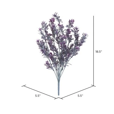 Vickerman 29.5" Artificial Green Spring Grass Hanging Bush, Pack Of 2 5 Vickerman 29.5" Artificial Green Spring Grass Hanging Bush, Pack Of 2 - Image 3