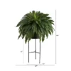 Nearly Natural 51-in Boston Fern Artificial Plant In Black Planter With Stand -Artificial Plant Store GUEST 2b8972a1 be6b 4b8f b7d7 d918047ea4cb