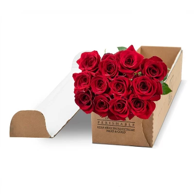 Dozen Fresh Cut Red Roses With Vase 5 Dozen Fresh Cut Red Roses With Vase - Image 3