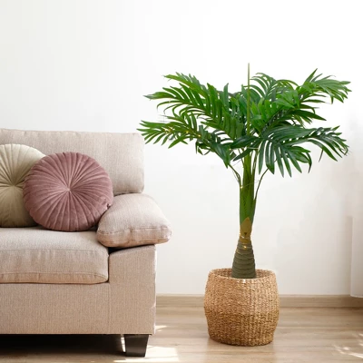 Northlight 38" LED Lighted Potted Artificial Palm Plant 3 Northlight 38" LED Lighted Potted Artificial Palm Plant