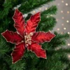 Northlight 8" Glittered Burgundy Velvet Poinsettia Floral Christmas Pick Spray 2 Northlight 8" Glittered Burgundy Velvet Poinsettia Floral Christmas Pick Spray -Artificial Plant Store GUEST 357eb879 c28f 4d3b b46c 4a60432d3b16