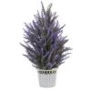 Nearly Natural 22-in Lavender In White Planter Artificial Plant -Artificial Plant Store GUEST 40d7baf5 a8cd 430d 9e8a e657c28a9e8e