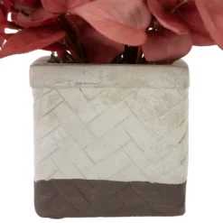 Northlight Real Touch™ Brick Red Artificial Peperomia Plant In Square Lattice Designed Pot - 7 " 12 Northlight Real Touch™ Brick Red Artificial Peperomia Plant In Square Lattice Designed Pot - 7 " -Artificial Plant Store GUEST 41b1fdc8 0673 475a 94ee 87d1199be7a1