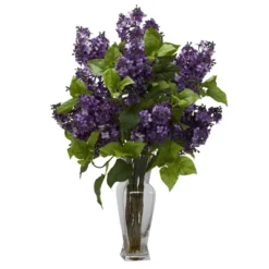 Nearly Natural Lilac Artificial Flower Arrangement, Assorted 7 Nearly Natural Lilac Artificial Flower Arrangement, Assorted -Artificial Plant Store GUEST 446bd7d4 33e1 4687 bbb6 74c67d4dfd07