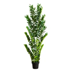 Nearly Natural 5-ft Artificial Zamioculcas Plant