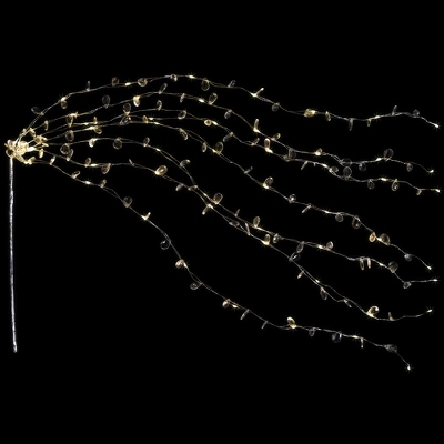 Northlight LED Lighted Willow Branch Christmas Spray - 40" - Silver - Warm White 4 Northlight LED Lighted Willow Branch Christmas Spray - 40" - Silver - Warm White - Image 2