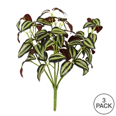 Vickerman 12.5" Artificial Spiderwort Bush 4 Vickerman 12.5" Artificial Spiderwort Bush - Image 2