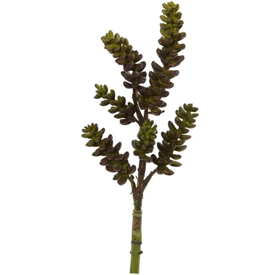 Nearly Natural 13-in Succulent Artificial Flower (Set Of 12) 3 Nearly Natural 13-in Succulent Artificial Flower (Set Of 12)
