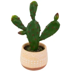Northlight Real Touch™ Artificial Green And Red Potted Floral Cactus 9.5" -Artificial Plant Store GUEST 51421558 bbe0 49a7 af59 0ed9798bf235