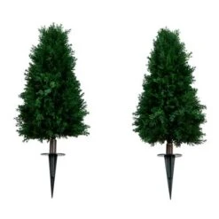 Nearly Natural 2.5-ft UV Resistant Artificial Cedar Plant With Integrated Ground Stake (Indoor/Outdoor) - Set Of 2 9 Nearly Natural 2.5-ft UV Resistant Artificial Cedar Plant With Integrated Ground Stake (Indoor/Outdoor) - Set Of 2 -Artificial Plant Store GUEST 51e2317a 7255 4b63 a0fc c68b1716dd22