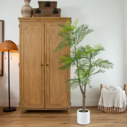 Nearly Natural 6-ft Artificial Jacaranda Tree In White Decorative Planter 10 Nearly Natural 6-ft Artificial Jacaranda Tree In White Decorative Planter -Artificial Plant Store GUEST 52c459d6 d215 4d85 97e5 e4497e704798