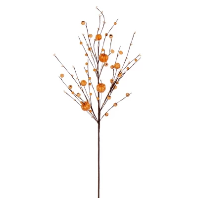 Vickerman 32" Artificial Pumpkin Berry Spray 3 Vickerman 32" Artificial Pumpkin Berry Spray