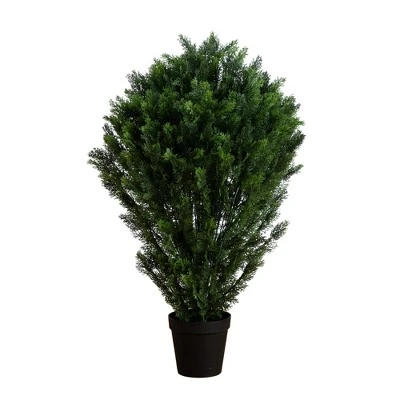 Nearly Natural 5-ft Artificial Cedar Bush UV Resistant (Indoor/Outdoor) 7 Nearly Natural 5-ft Artificial Cedar Bush UV Resistant (Indoor/Outdoor) - Image 5