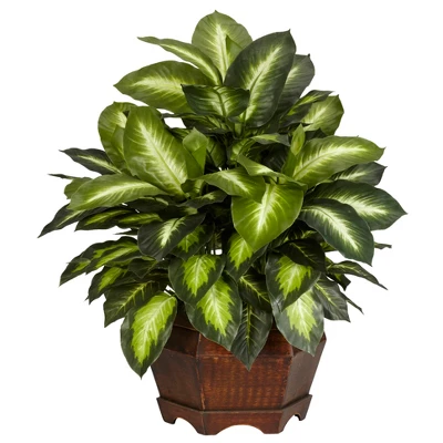 Nearly Natural Golden Dieffenbachia Artificial Plant 4 Nearly Natural Golden Dieffenbachia Artificial Plant - Image 2