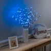 Northlight Set Of 3 Pre-Lit Cherry Blossom Artificial Tree Branches 2.5' - Blue LED Lights -Artificial Plant Store GUEST 619ee7d2 f248 439c bcd9 add04ab860fc