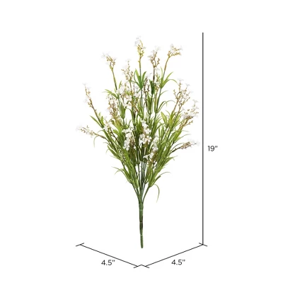 Vickerman 29.5" Artificial Green Spring Grass Hanging Bush, Pack Of 2 6 Vickerman 29.5" Artificial Green Spring Grass Hanging Bush, Pack Of 2 - Image 4