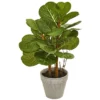 Nearly Natural 22-in Fiddle Leaf Artificial Plant 2 Nearly Natural 22-in Fiddle Leaf Artificial Plant -Artificial Plant Store GUEST 6910c295 0652 453d 95b7 b71b5ad2ecaa