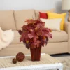 Nearly Natural 19-in Autumn Maple Leaf Artificial Plant In Decorative Planter 2 Nearly Natural 19-in Autumn Maple Leaf Artificial Plant In Decorative Planter -Artificial Plant Store GUEST 6938f785 fa12 4e64 a6e4 090ea6d51a1a