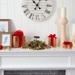 Nearly Natural 16-in Flocked Artificial Christmas Pine Candelabrum With 35 Multicolored Lights And Pine Cones -Artificial Plant Store GUEST 70e7f36f a564 4870 bbbe 4bec06a92580