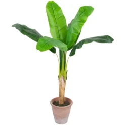 Northlight 4' Artificial Tropical Banana Tree In A Clay Pot -Artificial Plant Store GUEST 768c29f4 4bab 46cd a701 ecfad04202a5
