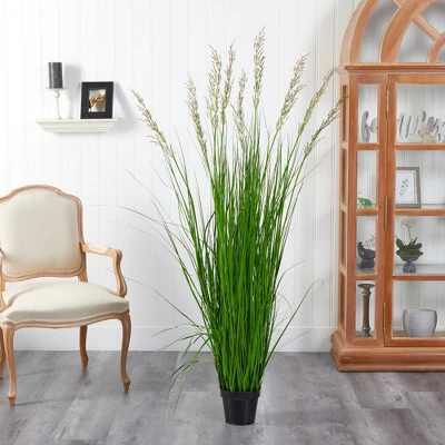 Nearly Natural 5.5-ft Plum Grass Artificial Plant 4 Nearly Natural 5.5-ft Plum Grass Artificial Plant - Image 2