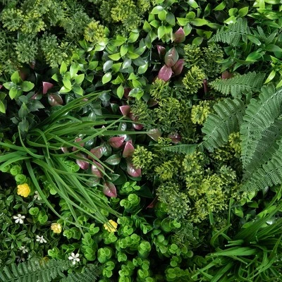 Nearly Natural 40-in UV Resistant Almafi Coast Artificial Living Wall Art Panel In Black Aluminum Frame (Indoor/Outdoor) 4 Nearly Natural 40-in UV Resistant Almafi Coast Artificial Living Wall Art Panel In Black Aluminum Frame (Indoor/Outdoor) - Image 2