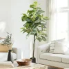 Forever Leaf 60" Artificial Fiddle Leaf Fig Tree With Black Pot, Indoor Artificial Plant For Home Decor 1 Forever Leaf 60" Artificial Fiddle Leaf Fig Tree With Black Pot, Indoor Artificial Plant For Home Decor -Artificial Plant Store GUEST 80ebdb9e 4d9c 4cfe 9ead 5c35724e9580