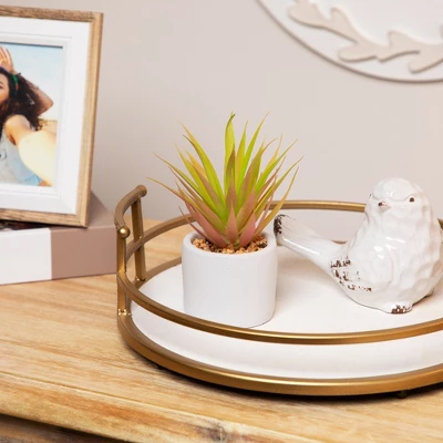 Northlight 6.5" Green Artificial Sword Grass In A White Pot 3 Northlight 6.5" Green Artificial Sword Grass In A White Pot