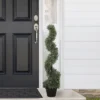 Northlight 3' Artificial Two-Tone Boxwood Spiral Topiary Tree With Round Pot, Unlit -Artificial Plant Store GUEST 856c2061 5a75 4c9e b308 377168991cf2