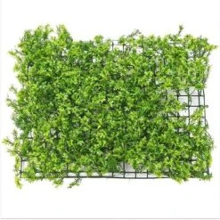 Homarden Artificial Grass Wall Boxwood Green Moss Panel For Wall Backdrop, Green