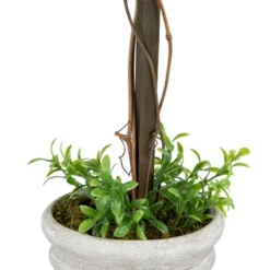 Northlight 17" Round Boxwood Topiary Artificial Potted Tree - Green/Gray -Artificial Plant Store GUEST 8b1193c4 3db7 42c1 8260 be566d6a36d3