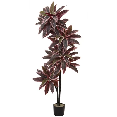 Nearly Natural 54-in Caladium Silk Plant 3 Nearly Natural 54-in Caladium Silk Plant