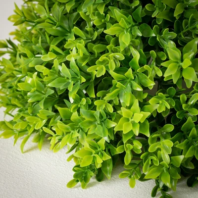 Sullivans Artificial 13" Leafy Foliage Half Orb 12.5"H Green 3 Sullivans Artificial 13" Leafy Foliage Half Orb 12.5"H Green