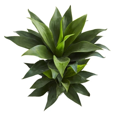 Nearly Natural 29-in Double Agave Succulent Artificial Plant 4 Nearly Natural 29-in Double Agave Succulent Artificial Plant - Image 2