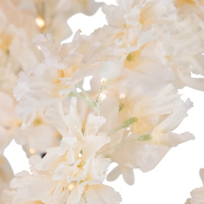 Northlight 6' LED Lighted White Floral Artificial Tree - Warm White Lights 6 Northlight 6' LED Lighted White Floral Artificial Tree - Warm White Lights - Image 4