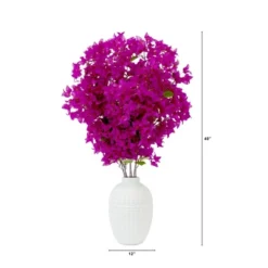 Nearly Natural 40-in Artificial Purple Bougainvillea Arrangement With Vase 11 Nearly Natural 40-in Artificial Purple Bougainvillea Arrangement With Vase -Artificial Plant Store GUEST 92f117bc 320a 479b be60 68233fcccd12