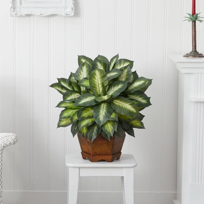 Nearly Natural Golden Dieffenbachia Artificial Plant 3 Nearly Natural Golden Dieffenbachia Artificial Plant