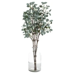 Vickerman Artificial Gray Green Eucalyptus Branch, 3/pk