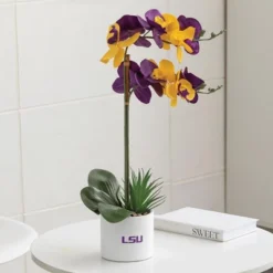 Forever Leaf LSU State Faux Orchid, Indoor Artificial Plant For Home Decor -Artificial Plant Store GUEST 9620e595 bc3a 498c 9efb 7c462acaab07